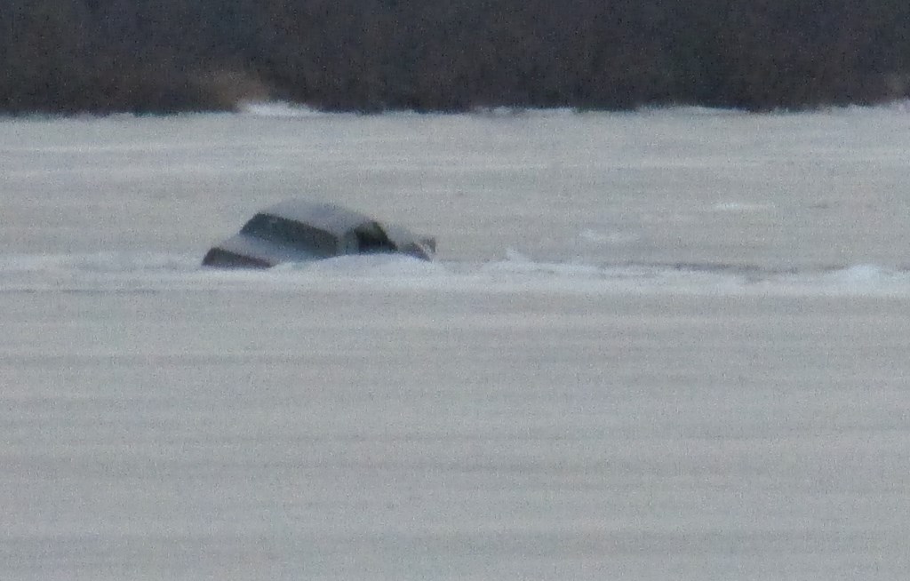 Car Through Ice